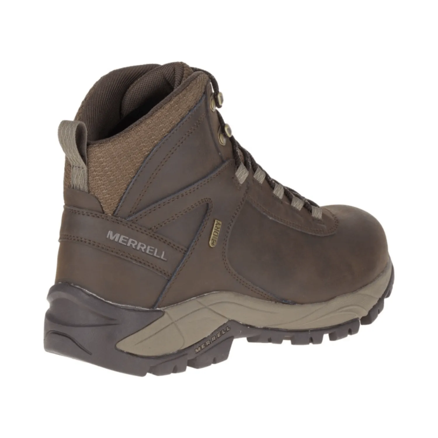 Store Merrell Vandrestøvler Til Herre - Vego Mid-Cut - Laeder - Brun