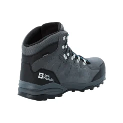 Hot Jack Wolfskin Vandrestøvler Til Maend - Refugio Texapore Mid M - Sort