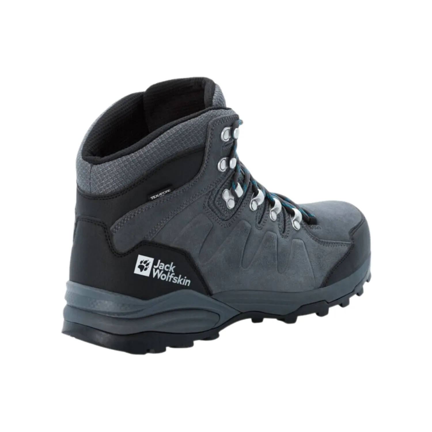 Hot Jack Wolfskin Vandrestøvler Til Maend - Refugio Texapore Mid M - Sort